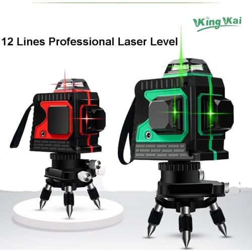 Y 3D 12 2D 8 Lines Green Red Lines Flageship Upgrade Decoration 360 Rotary Wall Multi Line Automatic Self-Leveling Laser Level