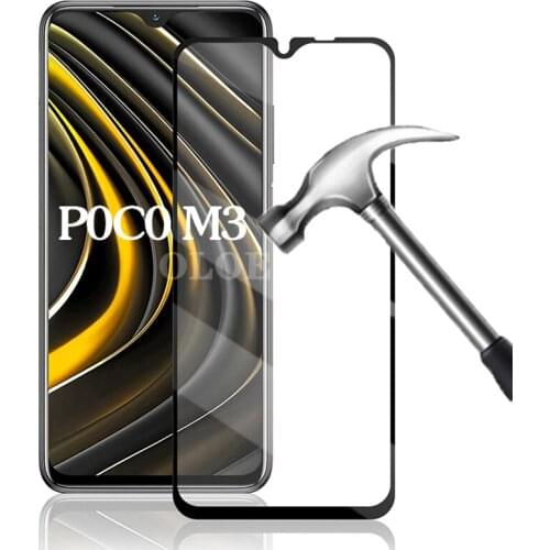 Protection Tempered Glass For Xiaomi POCO M3 M 3 Screen Protector Case On Xiamoi Ksiomi Xiaomei Xaomi POCO X3 Lite Light X 3 NFC