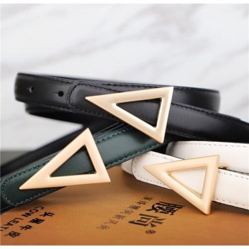 Belts for Women Luxury Designer Brand Ins Wind Leather Wild Korean Version of The Fine Paragraph Decoration Dress Waistband