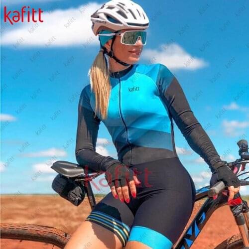 Kafitt womens cycliste maillot cycling sets mujer uniform renn fahrrad womens cycling clothes with free shipping dresses f1