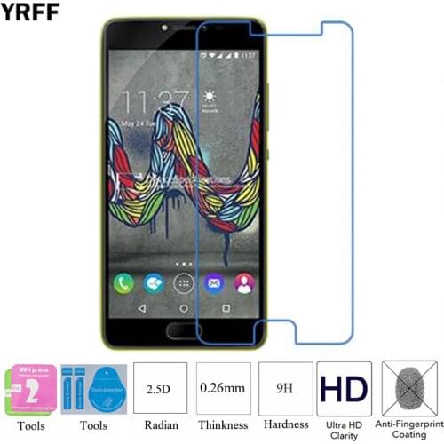 2PCS 2.5D 0.25mm 9H Tempered Glass Screen Protector Protective Film For Wiko U Feel Fab For Wiko U Feel PRIME/go Free Tools