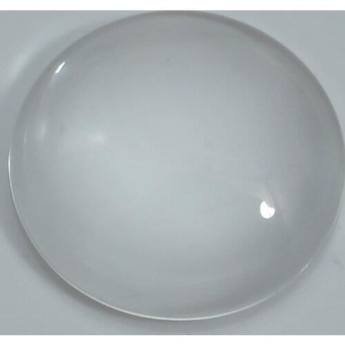 38mm Clear Transparent flat clear Round Domed Magnifying Glass Cabochon Inserts tray pendants cover DIY Crafts