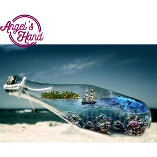 3D diy diamond embroidery scenery diamond mosaic Bottle picture diamond painting cross stitch wedding decoration sticker