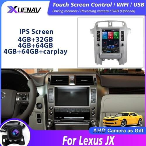 Car radio For Lexus JX Car navi multimedia radio carplay Car Stereo 2Din Android Vertical Screen Multimedia Player for Lexus JX