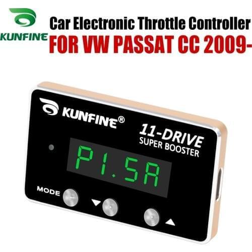 KUNFINE Car Electronic Throttle Controller Racing Accelerator Potent Booster For VW PASSAT CC 2009-After Tuning Parts 11 Drive