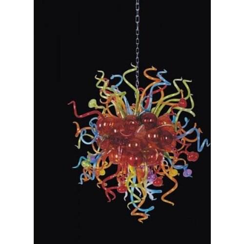 Free Shipping Best Seller Chihuly Style Contemporary Colorful Chandelier Lamp