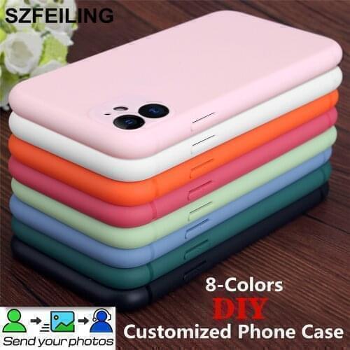 Customized Image Phone Case For Huawei Honor 20s 30s V20 V40 9X Pro Lite 8X Max DIY Printed Color Liquid Silicon Soft Back Cover