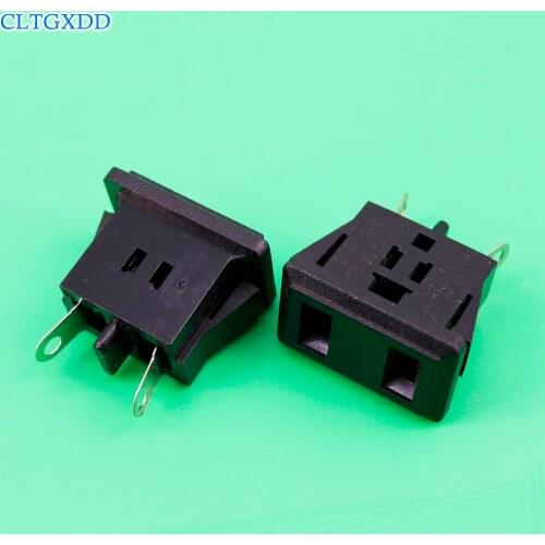 Cltgxdd 2 flat pins AC power socket 15A 125V Connector