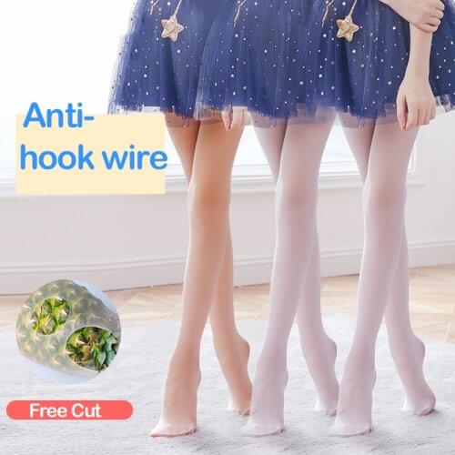 Kids Ballet Tights Dance Stockings For Girls Toddler Nude Tights For Children Thin Anti-Hook Wire Ballet Pantyhose Summer 2020