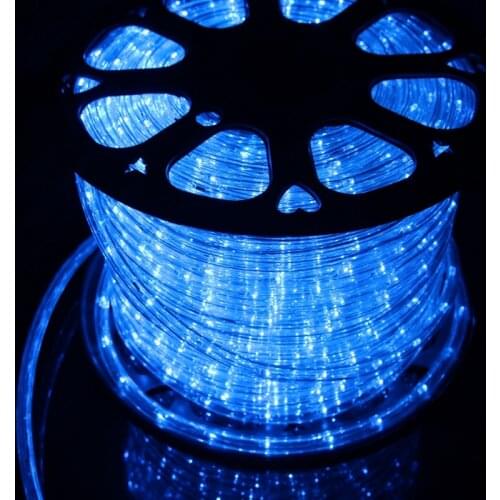 DHL 90M/roll 8 Modes Rainbow Tube Fairy String Light Garland Outdoor String Light 220V For Christmas Festival Decoration Holiday