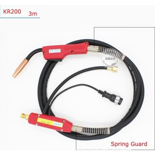 MIG,MAG CO2 Gas welding Gun 3m Cables KR-200A Panasonic Connection Welding Machine torch ,Welder Accessories