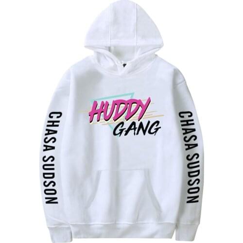 Chase Hudson Hoodies Men/womens Sweatshirts Women Harajuku Hip Hop Oversized Hoodie Print Chase Hudson girls Black Pullovers