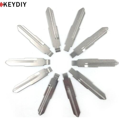 KEYDIY 10 pcs/lot Metal Blank Uncut Flip KD/JMD/VVDI Remote Replacement Key Blade 78# for Chery Fengyun2 Original