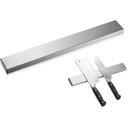 Stainless Steel Magnetic Knife Holder Professional Magnetic Knife Strip Space Saving Knife Rack Knife Bar