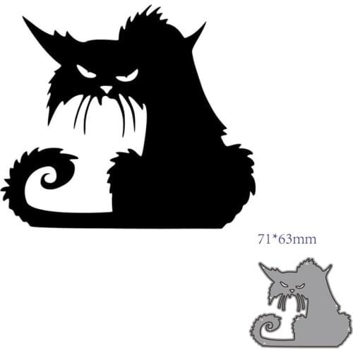 Metal cutting dies cut die mold Animal cat decoration Scrapbook paper craft knife mould blade punch stencils dies