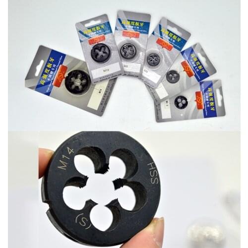 3pcs die and tap set m3 m4 m5 m6 m8 m10