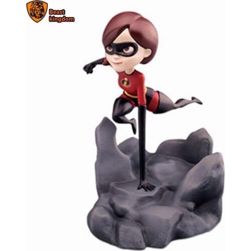 Beast kingdom Disney PIXAR The Incredibles MRS mini egg Attack Series garage Garage Kits Model Kits Collecting gift toys