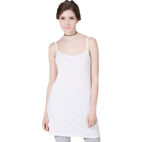 Sexy Cotton Nightgown Women Sleeveless Strap Nightwear solid color Sleepwear Female Lounge Night Dress plus size Home Sleepshirt