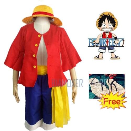 One piece two years ago Monkey D luffy cosplay costume halloween cosplay for men adult japanese anime carnival boy dress wig