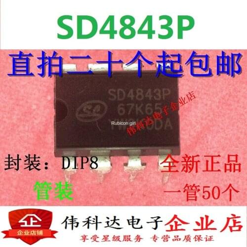 Original SD4843P SD4843P67K65 brand new genuine switching power supply chip DIP-8 can be photographed directly