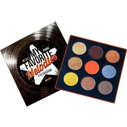 Palette Of Shadows Glitter Eyeshadow Beauty Glazed Palette 9 Colors Cosmetic