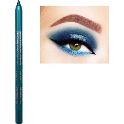 Sexy Blue Eye Liner Pencil Glitter Matte Eyeshadow Palette Makeup Glitter Pigment Smoky Eyeshadow Palette Waterproof Cosmetics
