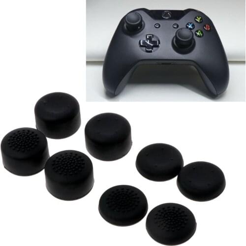 8Pcs Rubber Silicone Cap Thumbstick Thumb Stick Enhance Cover Case Skin Joystick Grip For Xbox One