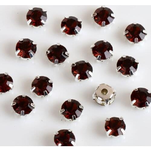 Prajna SS16 Rhinestone Crystal Dark Color Sewn Strass Trim Rhinestones Applique For Clothes Wedding Dresses Decoration Glue On