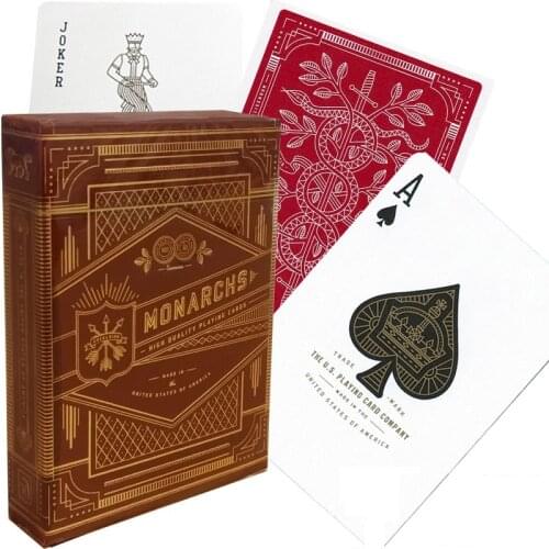 Theory11 Monarchs Playing Cards Red Monarch Deck USPCC Bicycle Collectible Poker Magic Card Games Magic Tricks Props