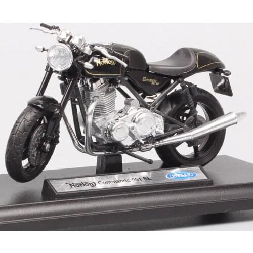 1:18 scale welly small retro norton Commando 961 SE Cafe Racer sport motorcycle diecast toy models vehicles bike hobby gift cars