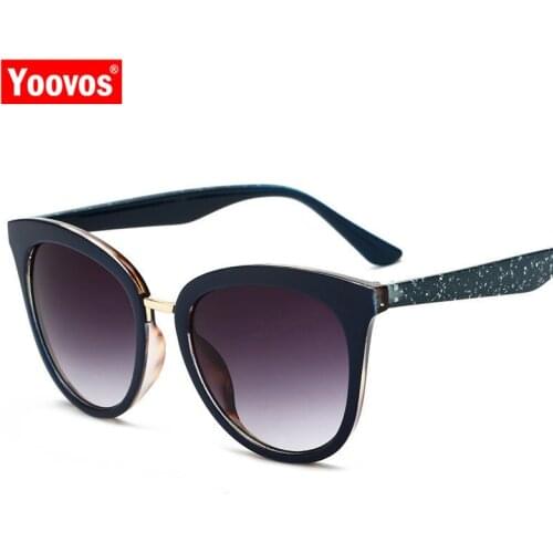 Yoovos 2021 Fashion Vintage Simple Sunglasses Women Candy Color Lens Lady Plastic Sun Glasses Classic Oculos De Sol Feminino