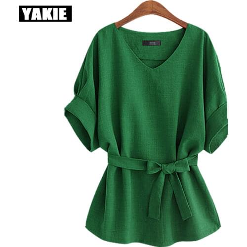 YUKIESUE Linen Blouses
