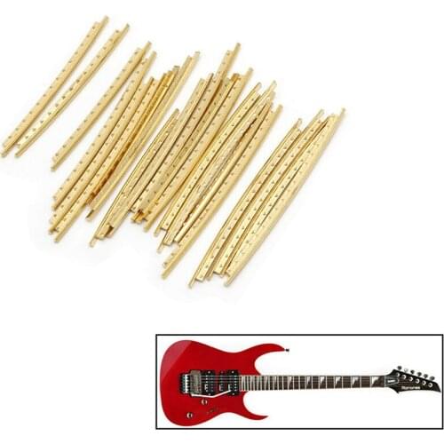 21Pcs/set 2mm Copper Gold Guitar Wire Family Copper Fret Wire For Guitar Bass