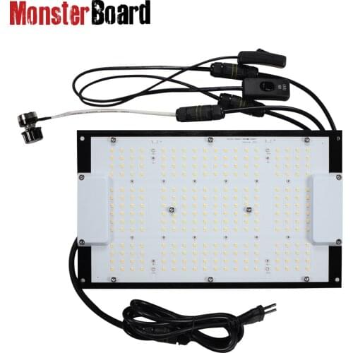 2x2 growbox led quantum light 120w lm301h lm301b uv ir monster board for hydroponic