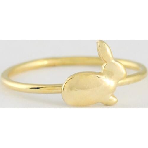Wholesale 30pcs/Lot Bunny Rabbit Ring,Mix Color Fashion Animal Rings Jewelry For Children Women Free Shipping