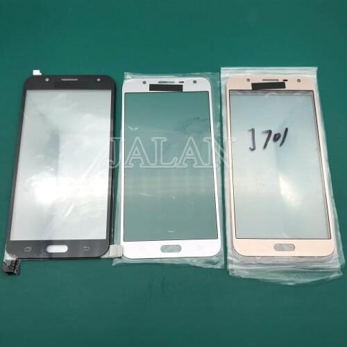 5pcs For Samsung J701 glass panel laminated OCA glue