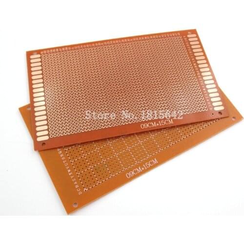 9*15 cm breadboard Printed Circuit Board Universal board Test board PCB Prototype Paper PCB 9X15CM