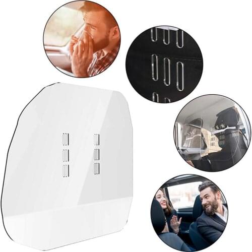 3mm Acrylic Transparent Auto Isolation Board Car Partition Isolation Shield Auto Anti-Fog Safety Sneeze Guard Hot