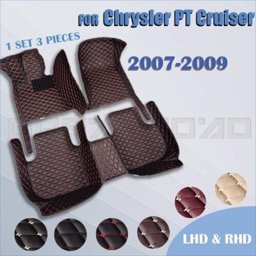 Car floor mats for Chrysler PT Cruiser 2007 2008 2009 Custom auto foot Pads automobile carpet cover