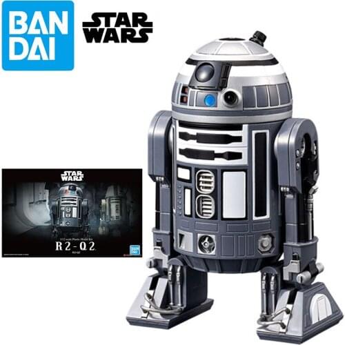 Bandai Star Wars 1/12 R2-Q2 Robot Assembly Model Action Figure Adult Doll Decoration Toys Childrens Gifts