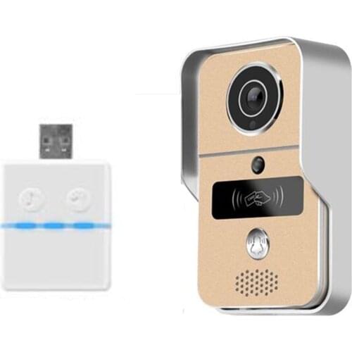 Wireless Intercom 1080P WIFI Video Door Phone Access Control System APP Remote Control