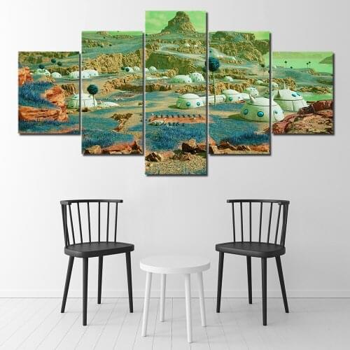 One Piece Game Scene Landscape Canvas Painting Jump Power Video Game Art Canvas Painting Wall Artist House Decoration
