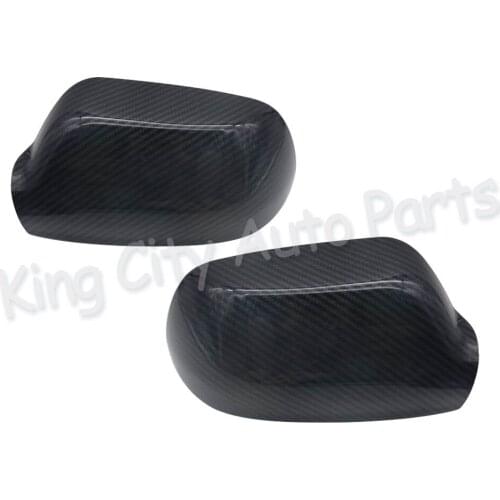 For Mazda 6 2003-2012 Genuine Carbon Fiber Car Rearview Mirror Trim Cover Side Rear View Decoration Shell
