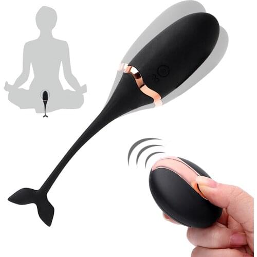 IKOKY Kegel Ball USB Rechargeable Clitoris Stimulator Sex Toys for Women Exercise Vaginal Ben Wa Ball Multispeed Vibrating Egg