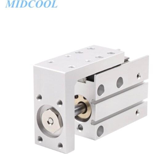 Compact Slide Cylinder MXH Series MXH20 Stroke 5 15 20 25 30 40 50 60mm MXH20-5/10/15/20/25/30/40/50/60