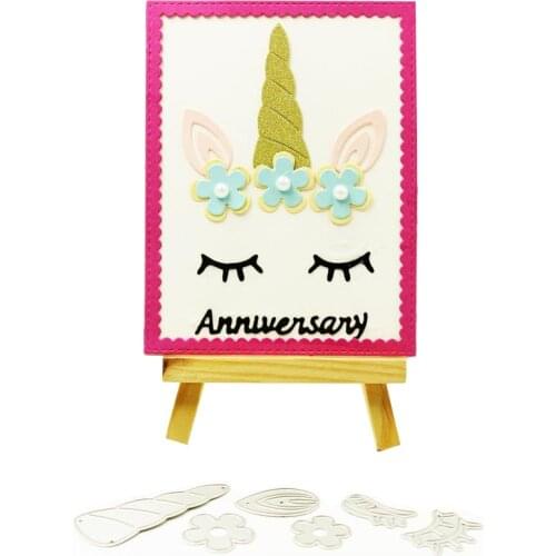 YPP CRAFT Build up Unicorn Metal Cutting Dies for DIY Scrapbooking/photo album Decorative Embossing DIY Paper Card