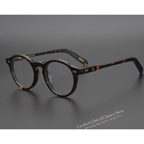 2021 new original quality MILTZEN retro optical eyewear acetate round glasses frame for men and women myopia reading eyeglasses