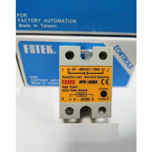 Original Taiwans FOTEK solid state relay / thyristor module HPR-100DA