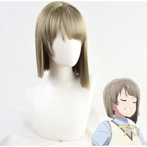 Nakasu Kasumi Anime Love Live Perfect Dream Project Wig Cosplay Halloween Women Heat Resistant Synthetic Hair + Free Wig Cap