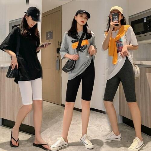 Shorts Women Harajuku New Modal Leggings Ms Summer Thin Models Sneaked Tight Security Ants Shorts Jeans Feminino HJZ007